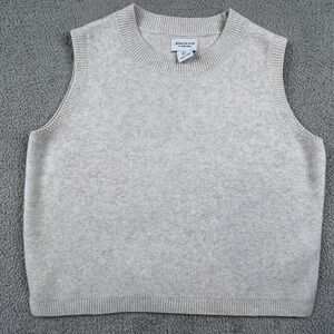 Song of Style Aimee Song Sweater Vest Womens Small Heather Knit Minimalist